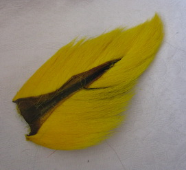 bucktail medium yellow  
